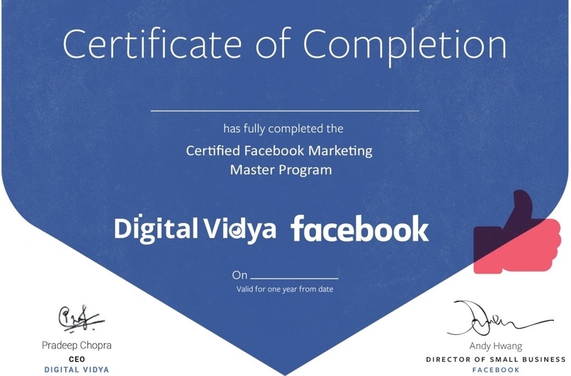 facebook ads courses certification digital vidya