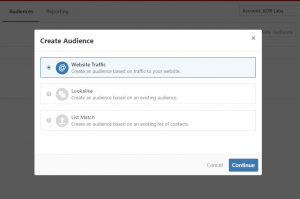 Set up retargeting and custom audience 